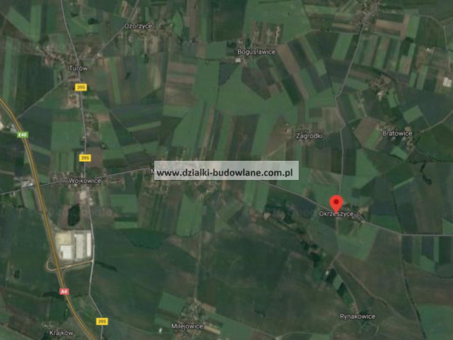 Działka rolna Okrzeszyce koło Wojkowic